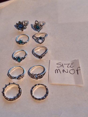 Anello cristallo blu - , placcato